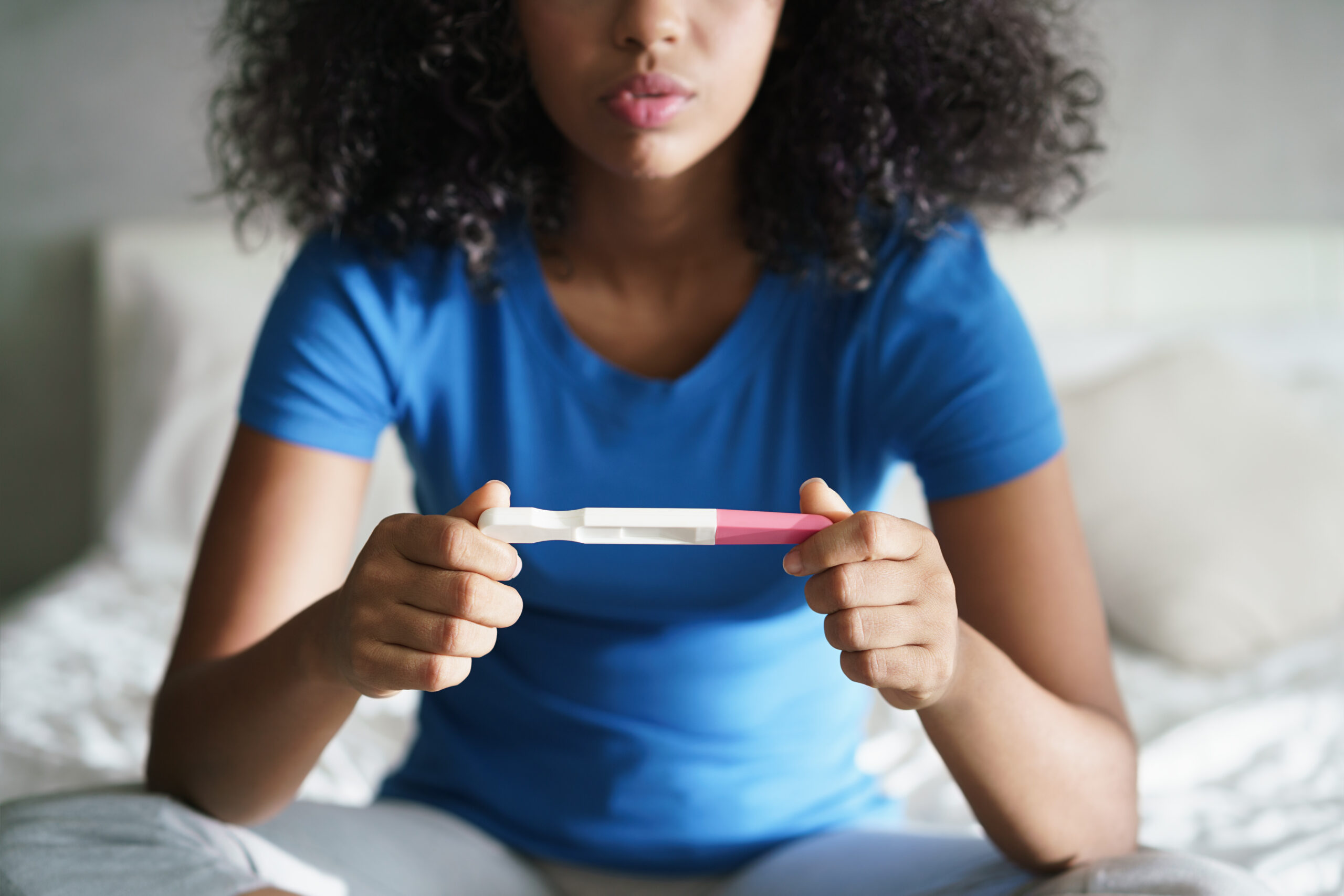 Lady having a negative pregnancy test but no period - now what?